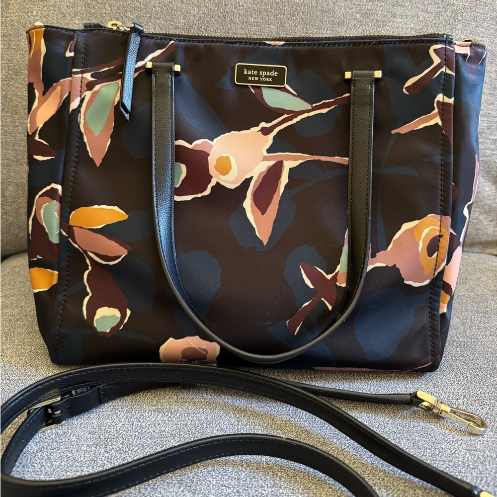 kate spade New York Dawn Paper Rose Medium Satchel-Like New